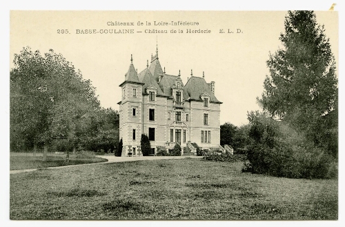 BASSE-GOULAINE - Château de la Herderie