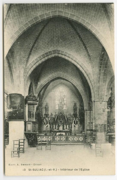 St-SULIAC (I.-et-V.) - Intérieur de l'Eglise