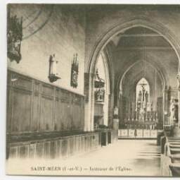 SAINT-MEEN (I.-et-V.) - Intérieur de l'Eglise