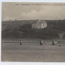 AUDIERNE - Le Château de Loquéran et le Grand Pont du Goyen