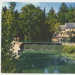La Vallée de la Vilaine Bourg-des-Comptes (I.-et-V.)- La passerelle