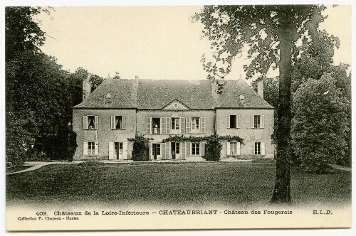 CHATEAUBRIANT - Château des Fougerais