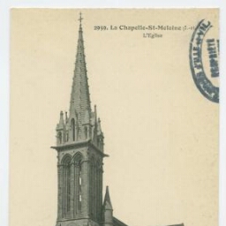 La Chapelle-St-Melaine (I.-et-V.) L'Eglise.