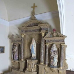 Retable de l'autel Nord de l'église Saint-Médard et Saint-Jean-Baptiste