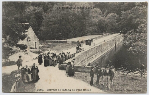 Barrage de l''Etang de Pont-Callec.
