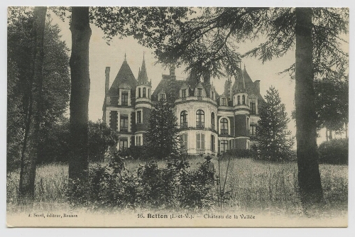 Betton (I.-et-V.). Château de la Vallée