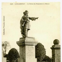 CONCARNEAU - La Statue de Duquesne au Moros