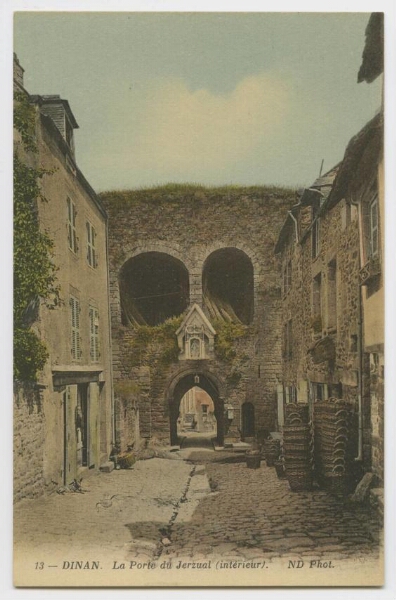 DINAN - La Porte du Jerzual (intérieur)