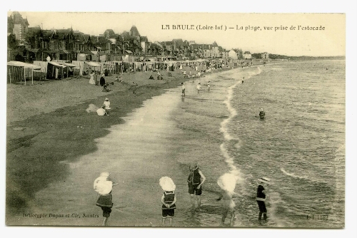 L-I LA BAULE (Loire-Inf.) - La plage, vue prise de l'estacade