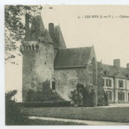 LES IFFS (I.-et-V.). Château de Montmuran (Façade Est).