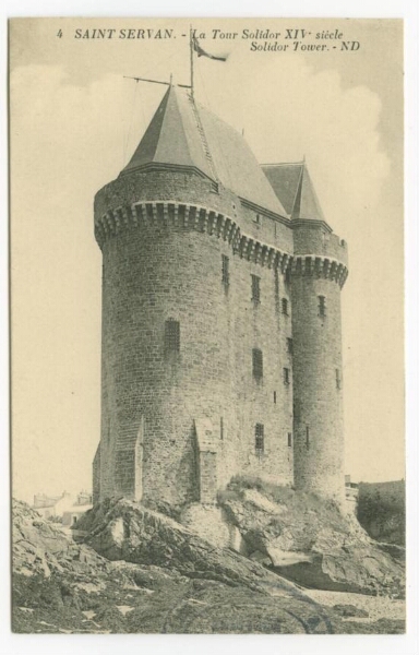 SAINT-SERVAN - La tour solidor XIVe siècle. Solidor tower.