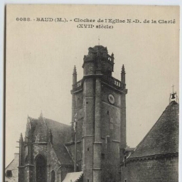 BAUD (M.). - Clocher de l'Eglise N.-D de la Clarté (XVIIḞ siècle)