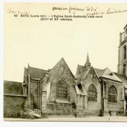 BATZ (Loire Inf.) - L'Eglise Saint-Guénolé, côté nord (XIIIe et XVe siècles)