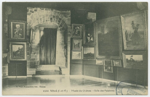 Vitré (I.-et-V.) - Musée du château - Salle des peintures.