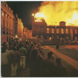 RENNES - Incendie du Parlement nuit du au Février