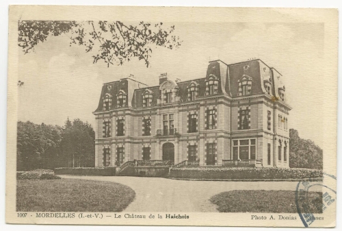 MORDELLES (I.-et-V.) - Le Château de la Haichois.