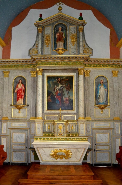 Retable de l'autel principal de l'église Saint-Quentin