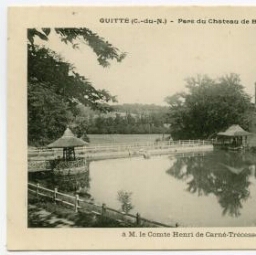 GUITTE (C.-du-N.) - Parc du Château de Beaumont à M. le Comte Henri de Carné-Trécesson