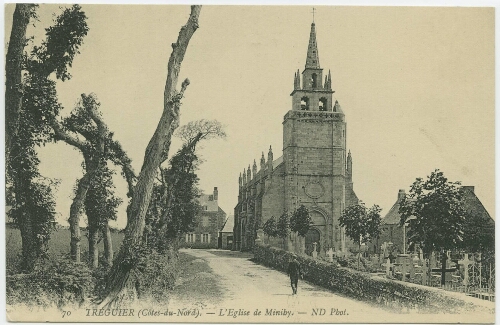 TREGUIER (Côtes-du-Nord). - L'Eglise de Minihy