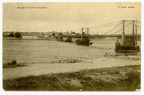 ANCENIS - Le Pont suspendu