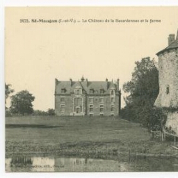 ST-Maugan (I.-et-V.) - Le Château de la Basardennes et la ferme