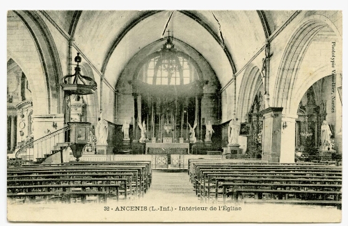 ANCENIS (L.-Inf.) - Intérieur de l'Eglise