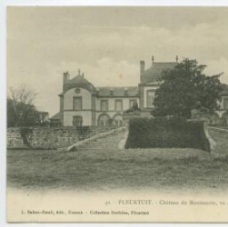 PLEURTUIT - Château du Montmarin, vue de la Rance.