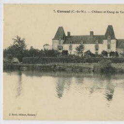 CORSEUL (C.-du-N.). - Château et Etang de La Tendourie
