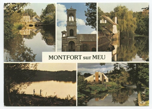 Montfort-sur-Meu, 5 petites vues de la ville et de ses abords.