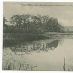 Etang et château de la Motte-Beaumanoir, Pleugueneuc (I.-et-V.), à M. le Vte Pol de Lorgeril