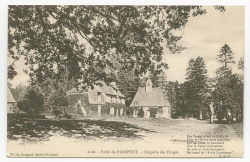 Forêt de PAIMPONT. - Chapelle des Forges.