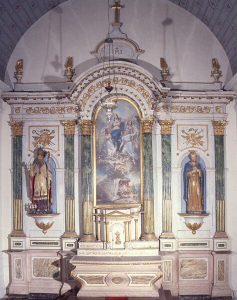 Retable de l'autel principal de l'église Saint-Nicolas