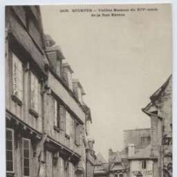 QUIMPER - Vieilles Maisons du XIVe siècle de la Rue Kéréon