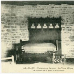 ELVEN. - Forteresse de Largouët - Les Tours d'Elven La chambre de la Tour du Connétable.