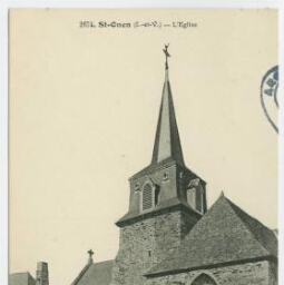 St-Onen (I.-et-V.) - L'Eglise.