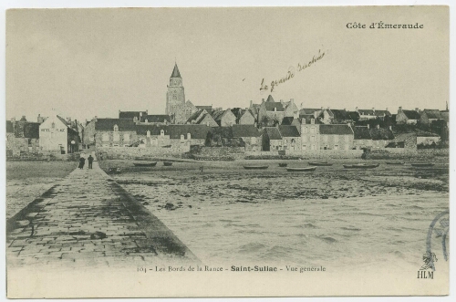 Bords de la Rance. - Saint-Suliac - Vue générale.