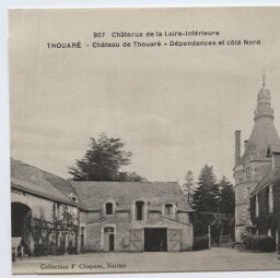 Châteaux de la Loire-Inférieure. Thouaré - Château de Thouaré - Dépendances et côté Nord