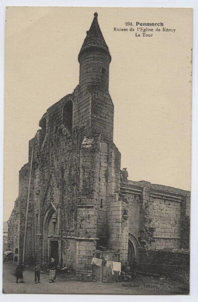 Penmarch Ruines de l'Eglise de Kérity La Tour