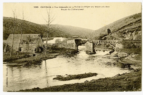 CARHAIX - Vue Générale de la Vallée de l'Hyer au Moulin du Roy Route de Châteauneuf