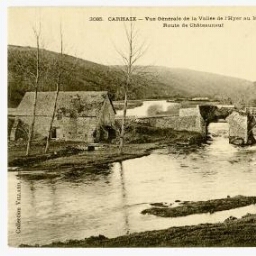 CARHAIX - Vue Générale de la Vallée de l'Hyer au Moulin du Roy Route de Châteauneuf