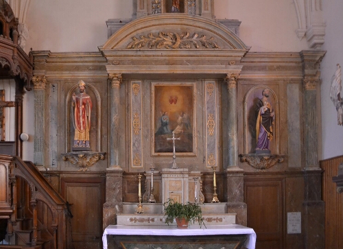 Retable de l'autel Sud de l'église Saint-Malo