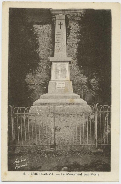 Brie (I.-et-V.). Le Monument aux morts