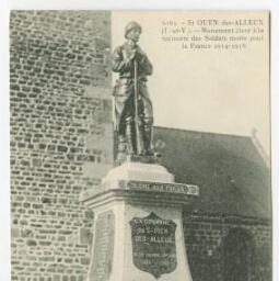 ST-OUEN-des-ALLEUX (I.-et-V.). - Monument élevé à la mémoire des Soldats morts pour la France.