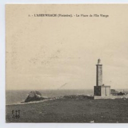 L'ABERWRACH (Finistère).- Le Phare de l'Ile Vierge
