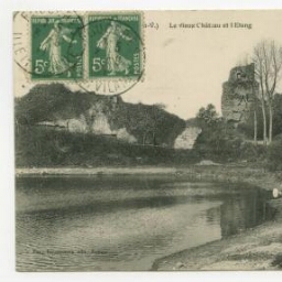 Saint-Aubin-du-Cormier (I.-et-V.).- Le vieux Château et l'Eétang.