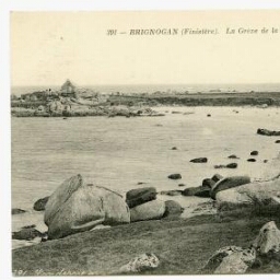 BRIGNOGAN (Finistère). La Grève de la Tourelle-Blanche