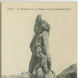 Le Menhir de la Grève à PLOUGRESCANT