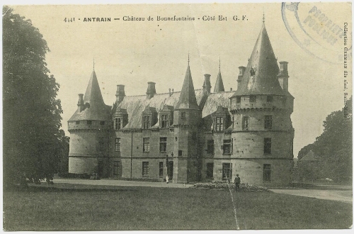 Antrain. Château de Bonnefontaine, côté Est.