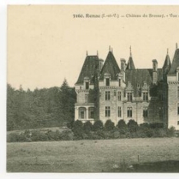 Renac (I.-et-V.) - Château du Brossay.- Vue de face
