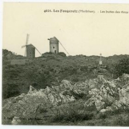 Les Fougerets (Morbihan). - Les buttes des vieux Moulins.